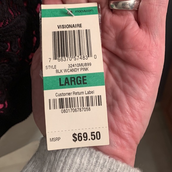 Ladies NWT INC short sweater size L - Picture 2 of 4